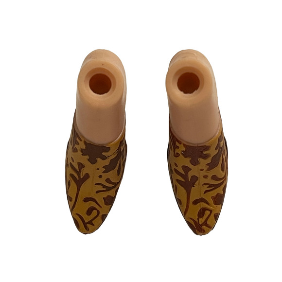 Bratz Footwear Cloe Style It! Brown Floral High Heel Clog Shoes - Picture 2 of 9